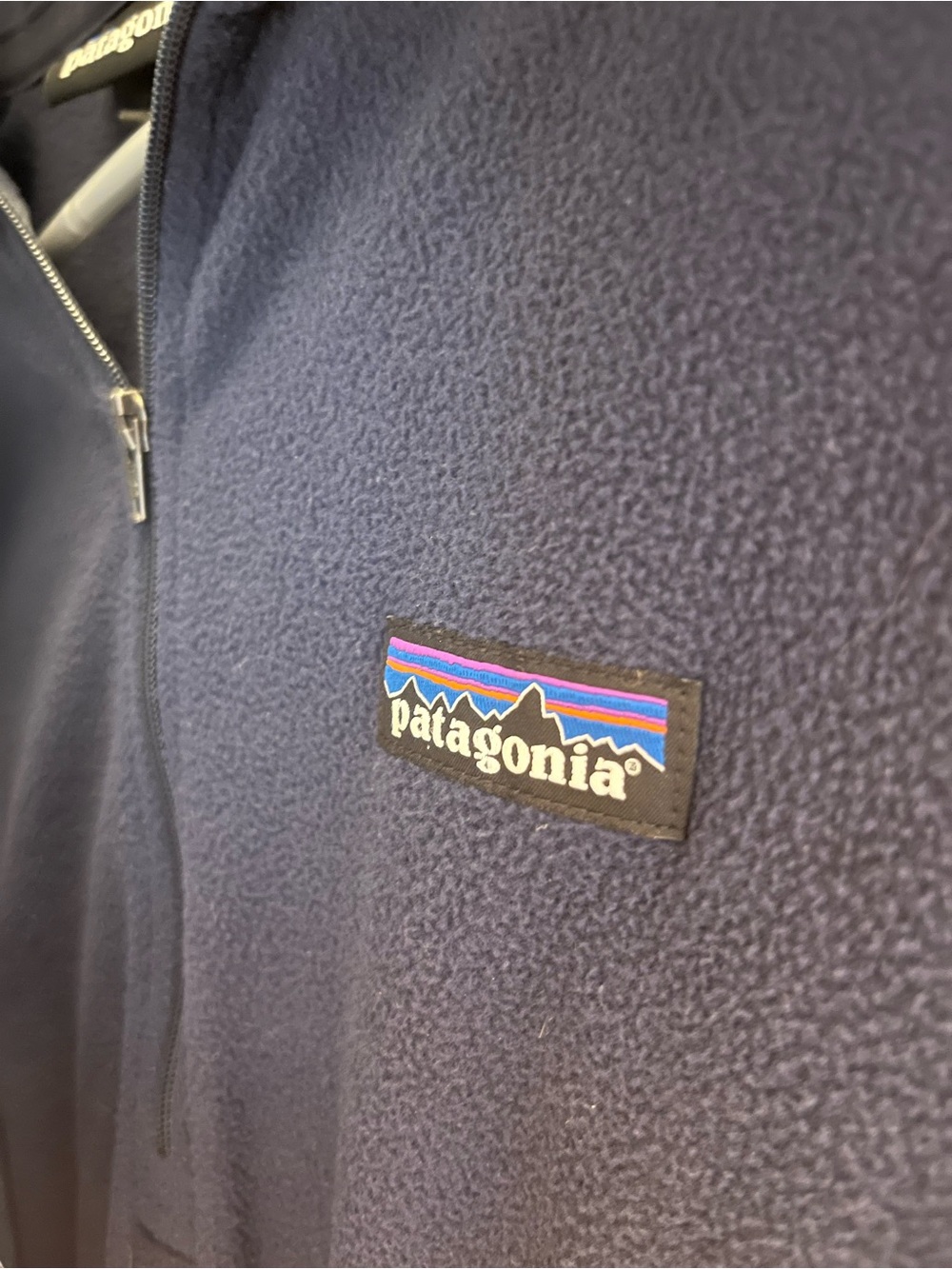 Patagonia Navy Half-Zip Fleece Pullover